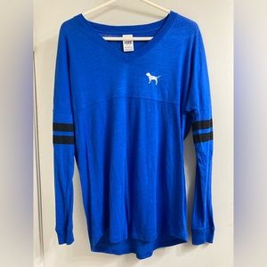 Victoria’s Secret PINK oversized long sleeve jersey top